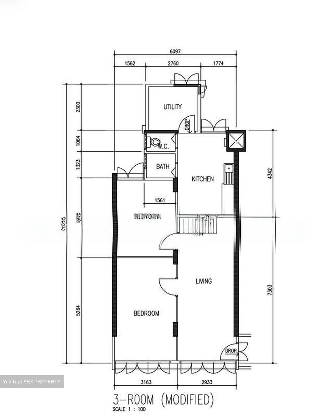 Blk 1 Brickworks Estate (Bukit Merah), HDB 3 Rooms #569685141